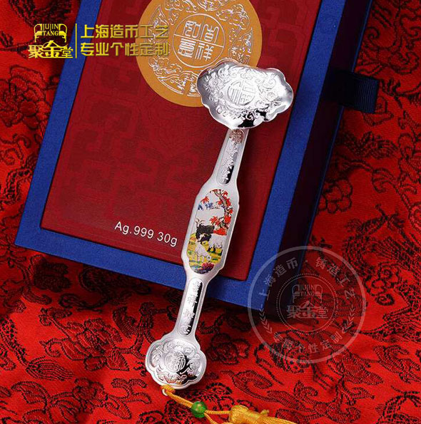 99.9%純銀彩色如意定制 銀如意定做 純銀如意定做 商務(wù)禮品 銀工藝品定做 99.9%純銀彩色如意定制 銀如意定做 純銀如意定做 商務(wù)禮品 銀工藝品定做